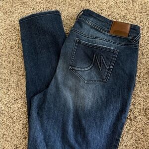 Maurices Dark Blue Straight Leg Jeans